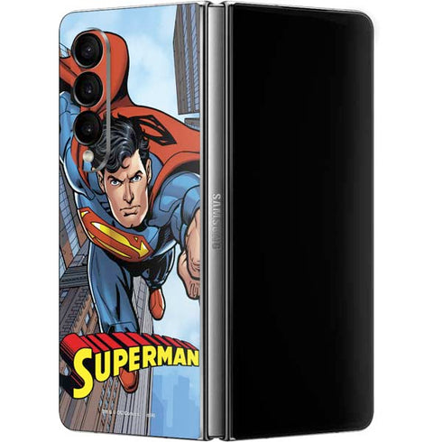 DC Comics Superman Flying Pose Galaxy Z Fold4 5G Skin